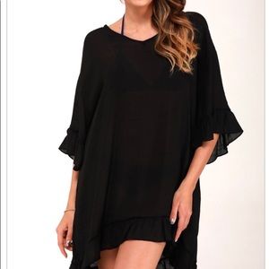 Black bathing suit cover🍍